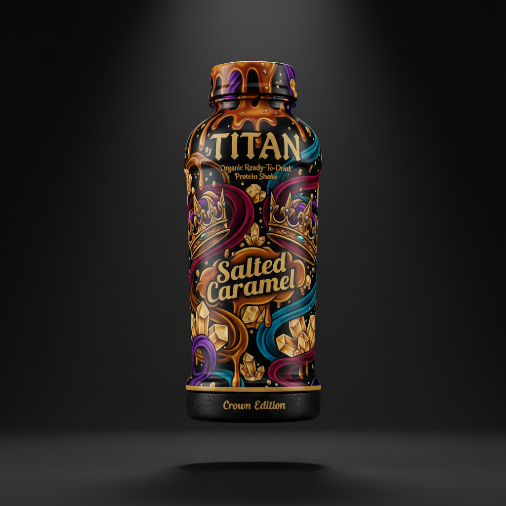 TITAN Organic Ready-To-Drink Protein Shake — Salted Caramel