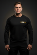 TITAN Organic Sweatshirt - Black & Gold