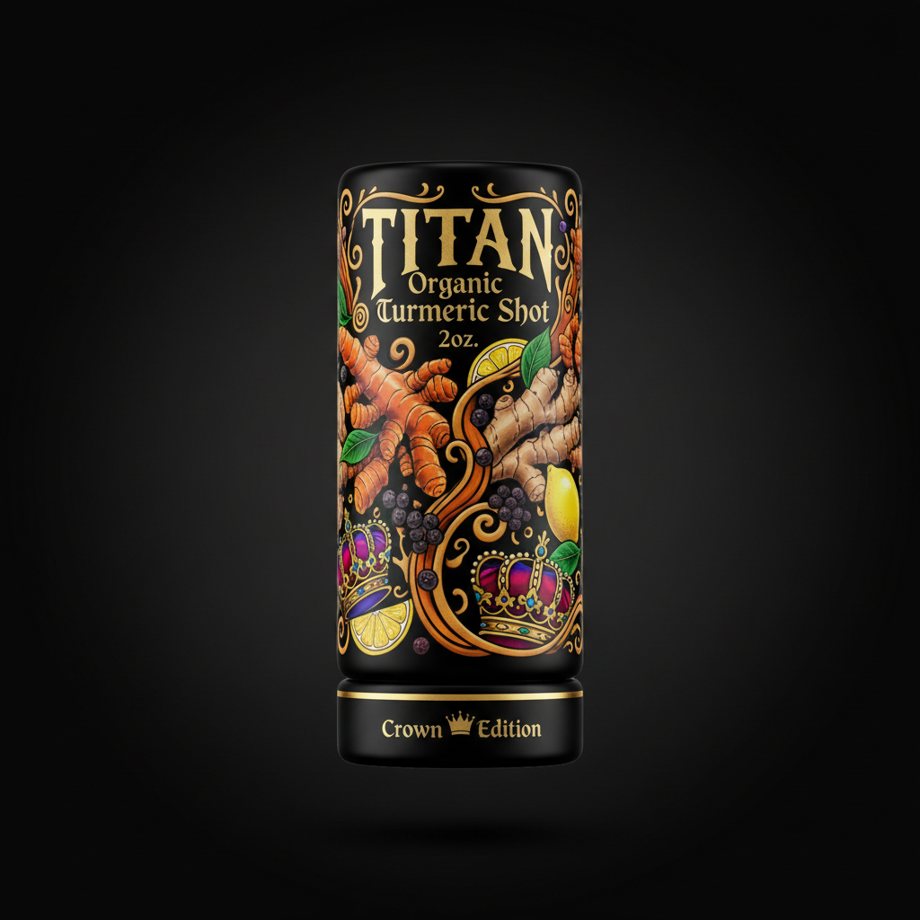 TITAN Organic Turmeric Shot — 2oz