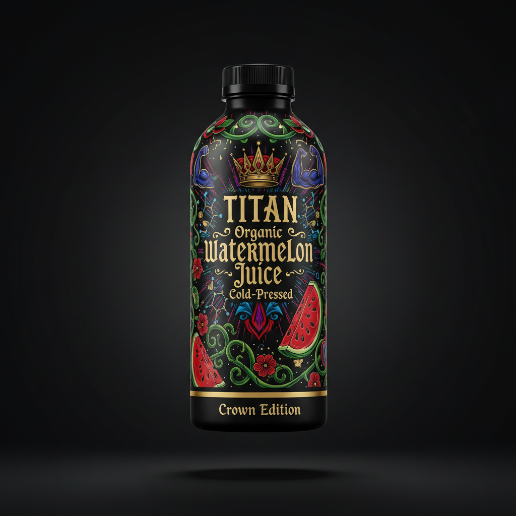 TITAN Organic Watermelon Juice — Cold-Pressed