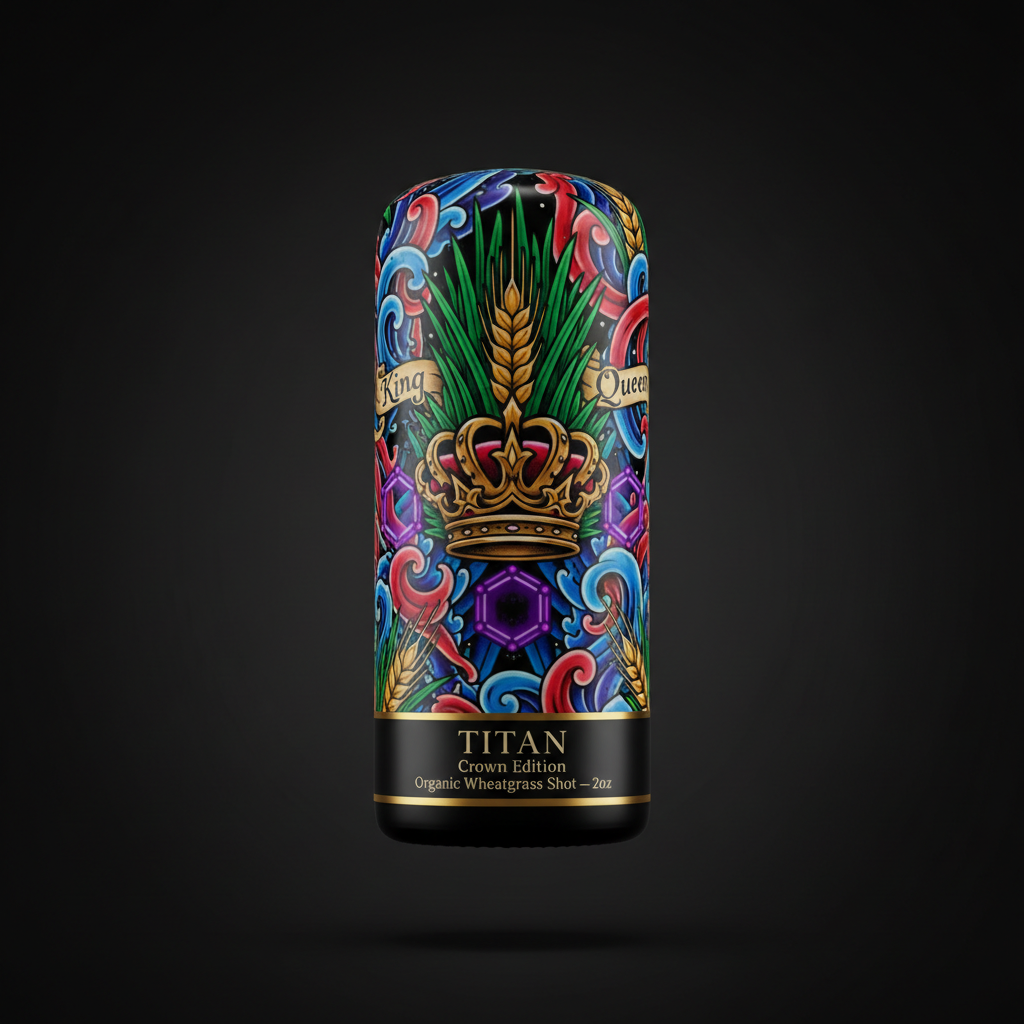 TITAN Organic Wheatgrass Shot — 2oz