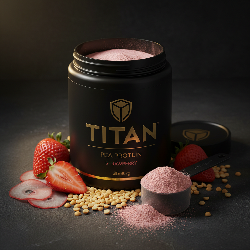 TITAN Pea Protein Powder - Strawberry