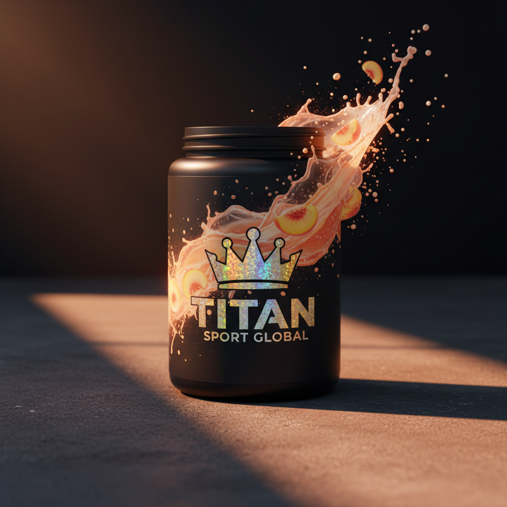 TITAN Peach Ring Energy Powder — Crown Edition
