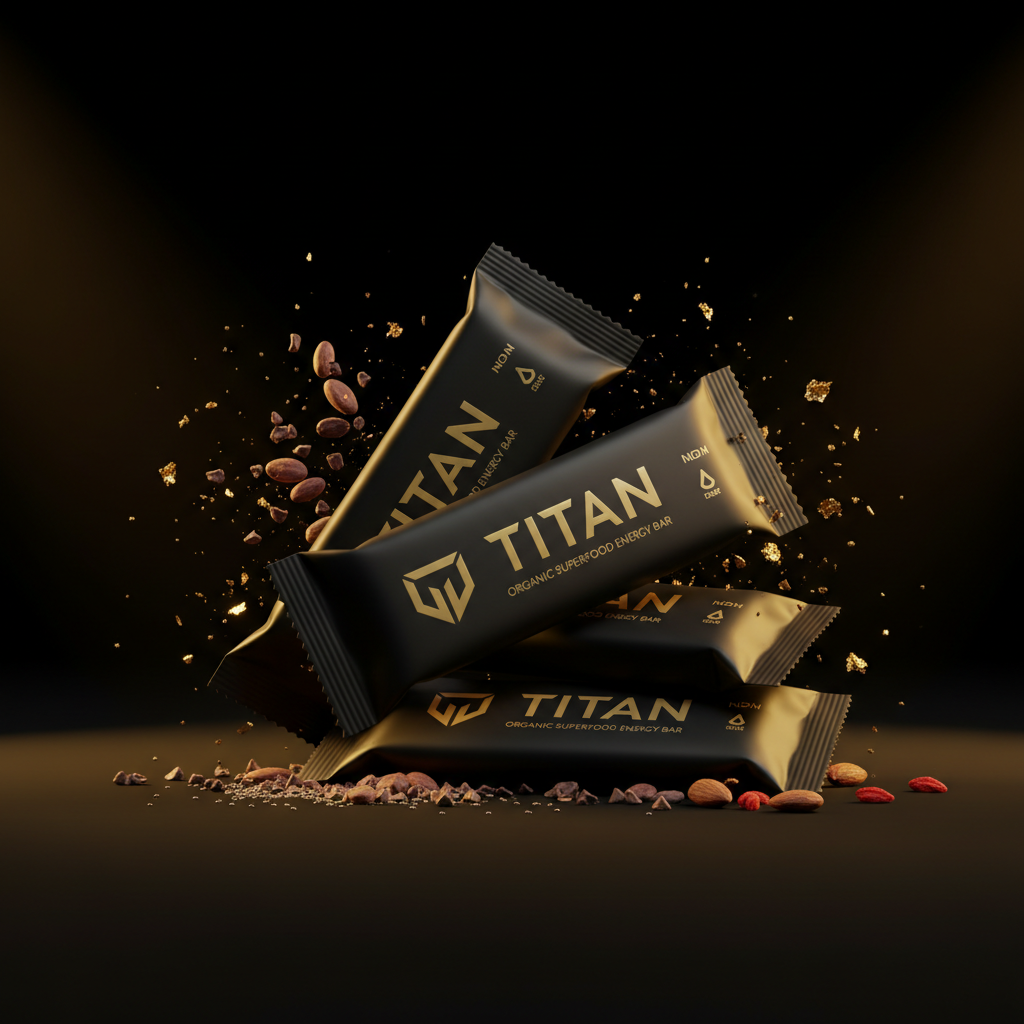 TITAN Performance Protein Bars - Organic Superfood Energy 💪 BEST SELLER