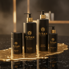 TITAN Athlete Body Wash & Hair Care Set — Premium Personal Care Bundle 🖤✨