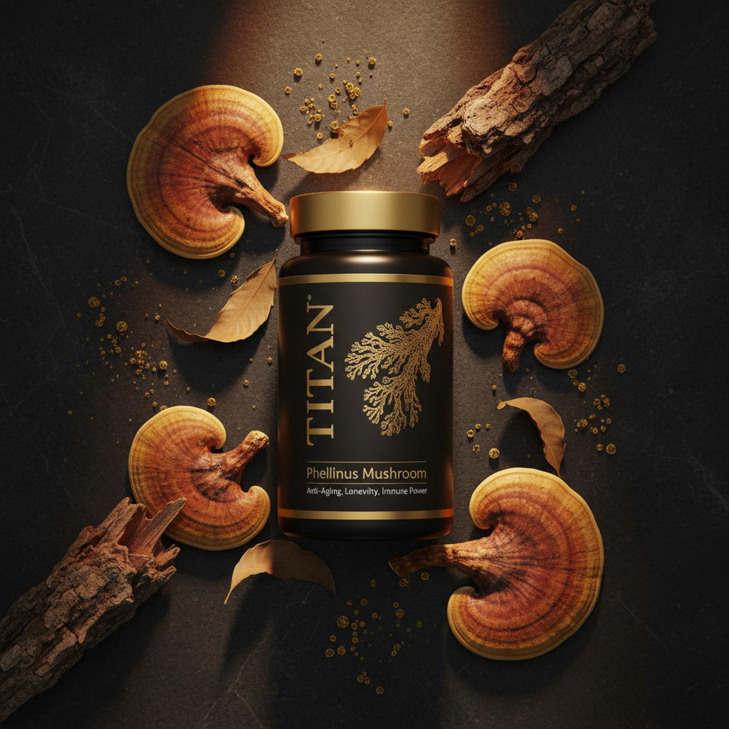 TITAN Phellinus Mushroom — Anti-Aging & Immune Support