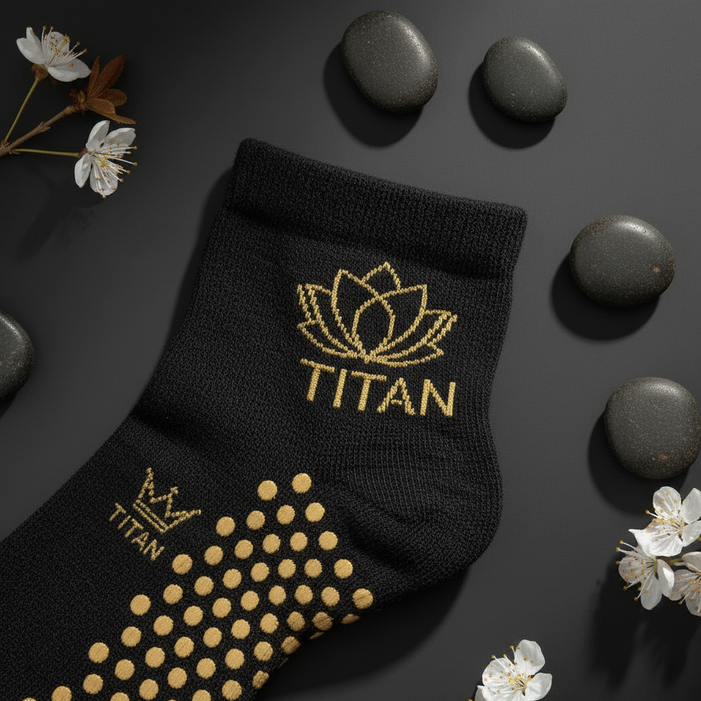 TITAN PilatesPro Socks — Top Detail