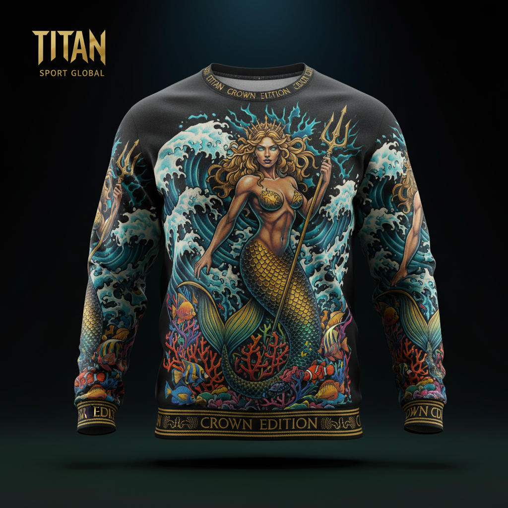 TITAN Plus Women's Ocean Mermaid Crewneck — Inclusive Crown Edition