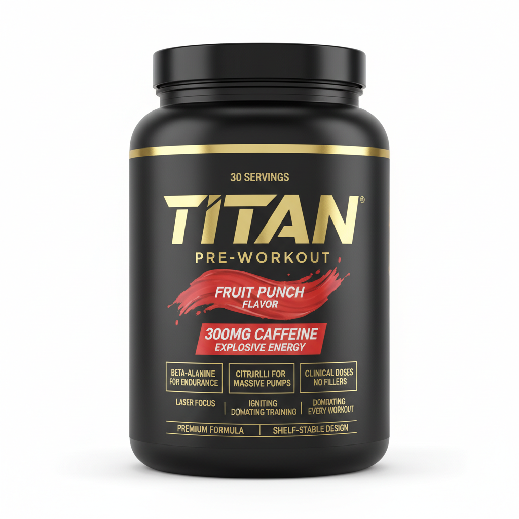 TITAN Pre-Workout - Fruit Punch - 30 Servings