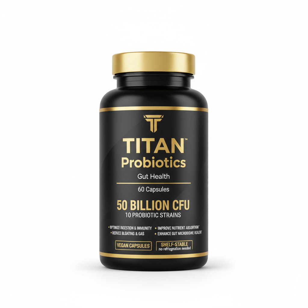 TITAN Probiotics - Gut Health - 60 Capsules