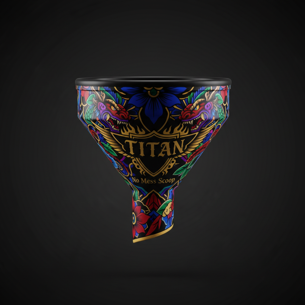TITAN Protein Powder Funnel - No Mess Scoop