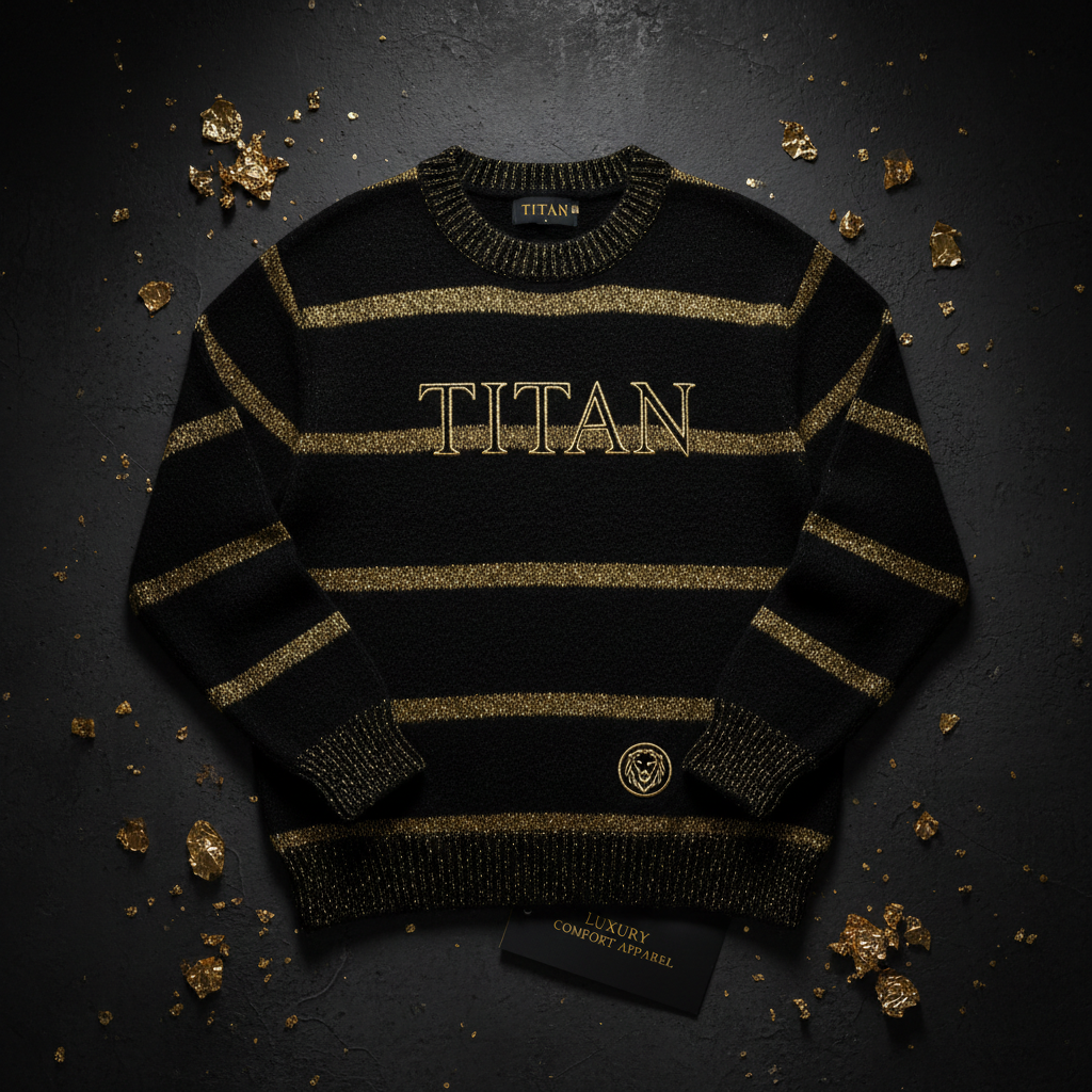 TITAN Relaxed Fit Crew Neck Sweater