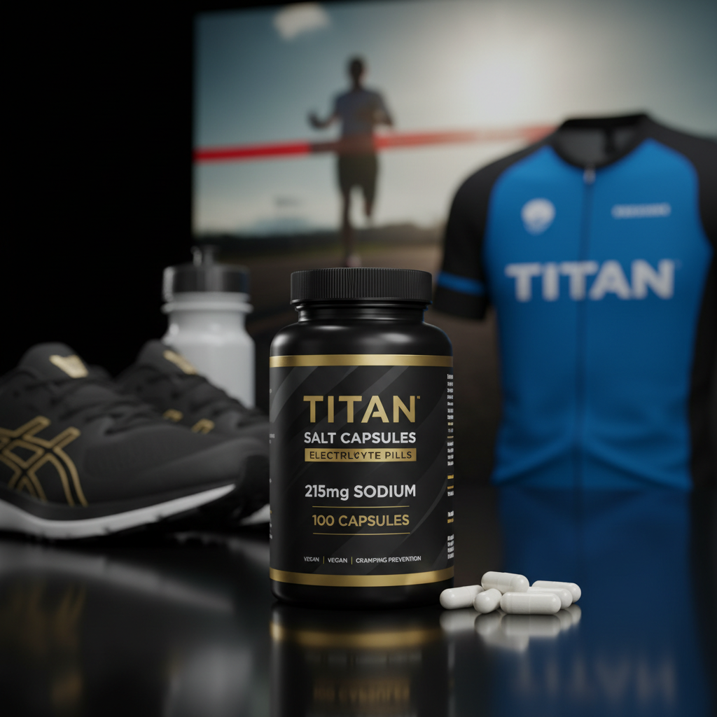 TITAN Salt Capsules - Electrolyte Pills (100 Count)