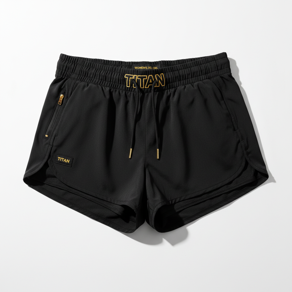 TITAN Shorts - Women's Black 5" Running