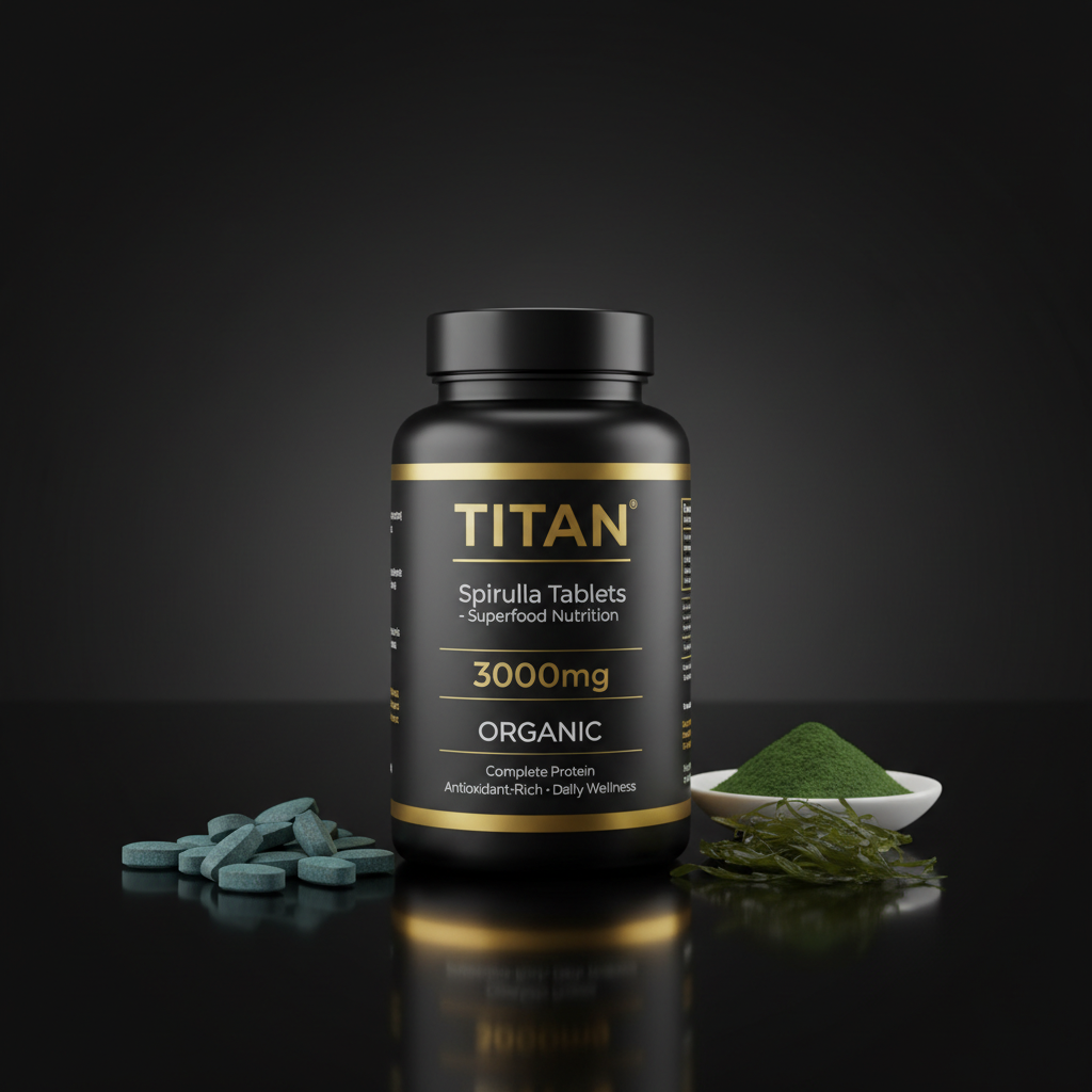TITAN Spirulina Tablets - Superfood Nutrition