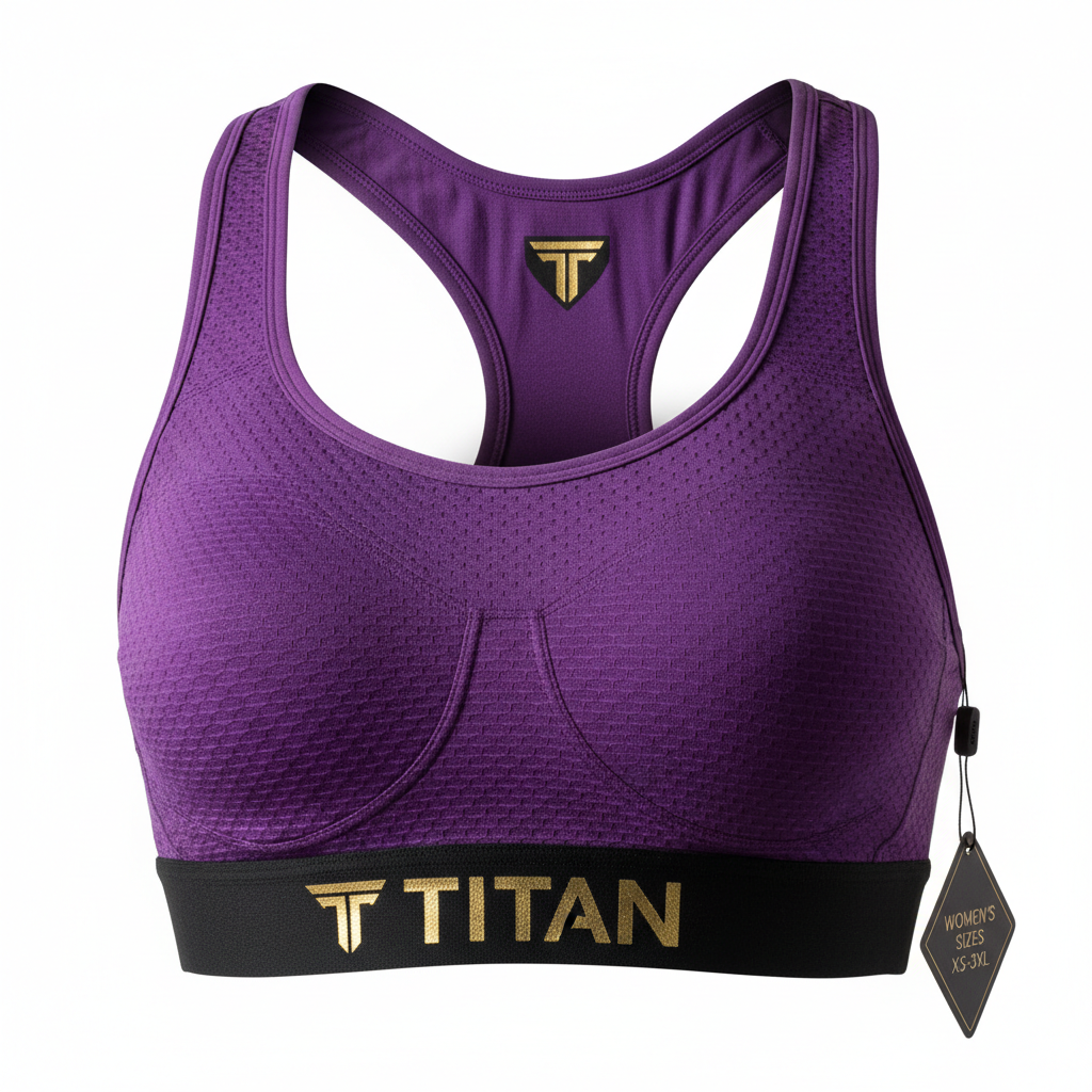 TITAN Sports Bra - Women's Purple High-Impact