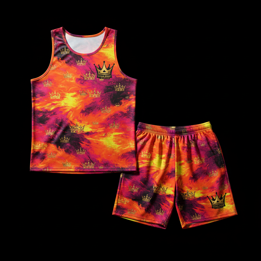 TITAN SWAG Matching Set — Neon Sunset