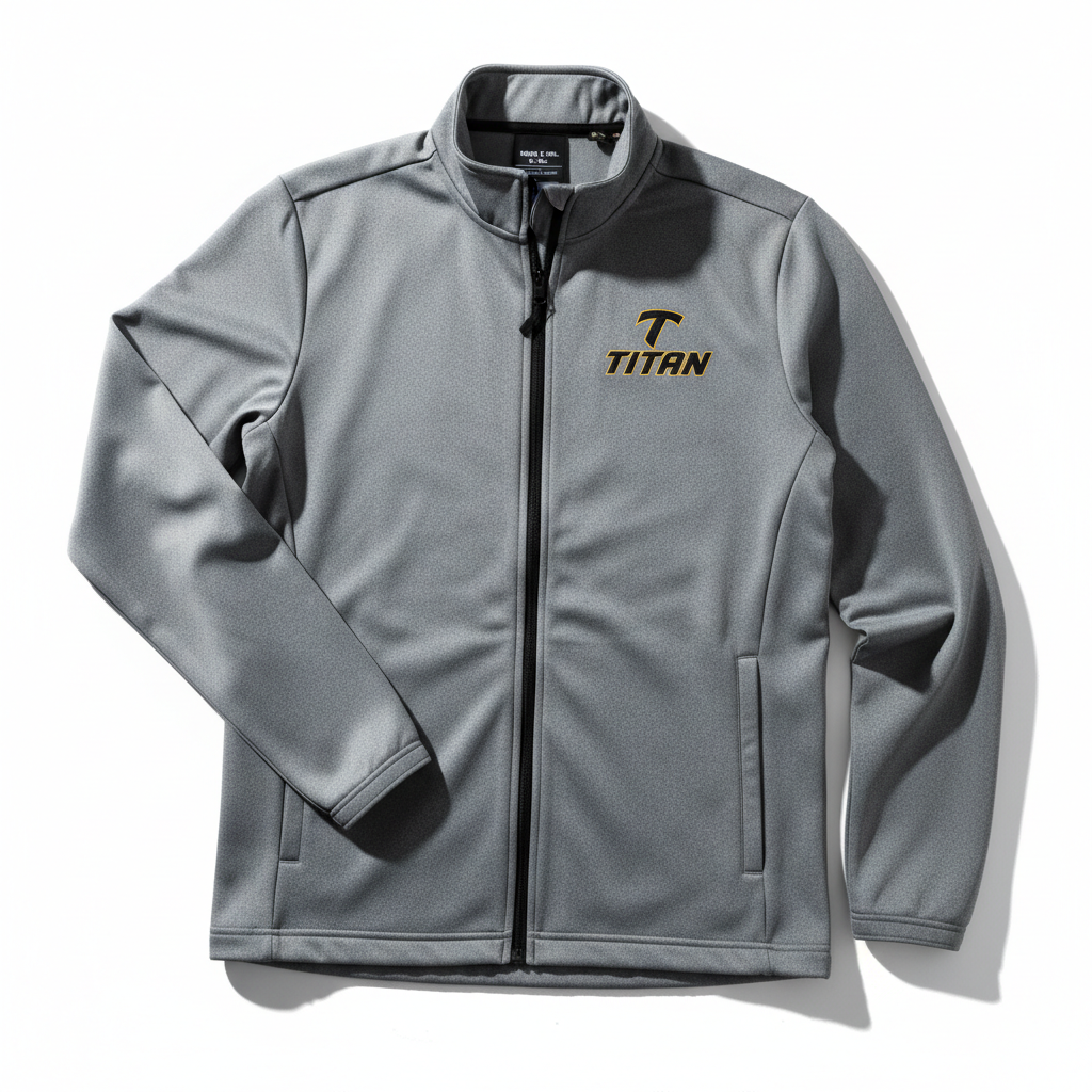 TITAN Track Jacket - Men's Gray Zip-Up