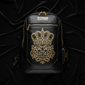TITAN Travel Hydration Pack — Pitch Black Gold AirTag Edition