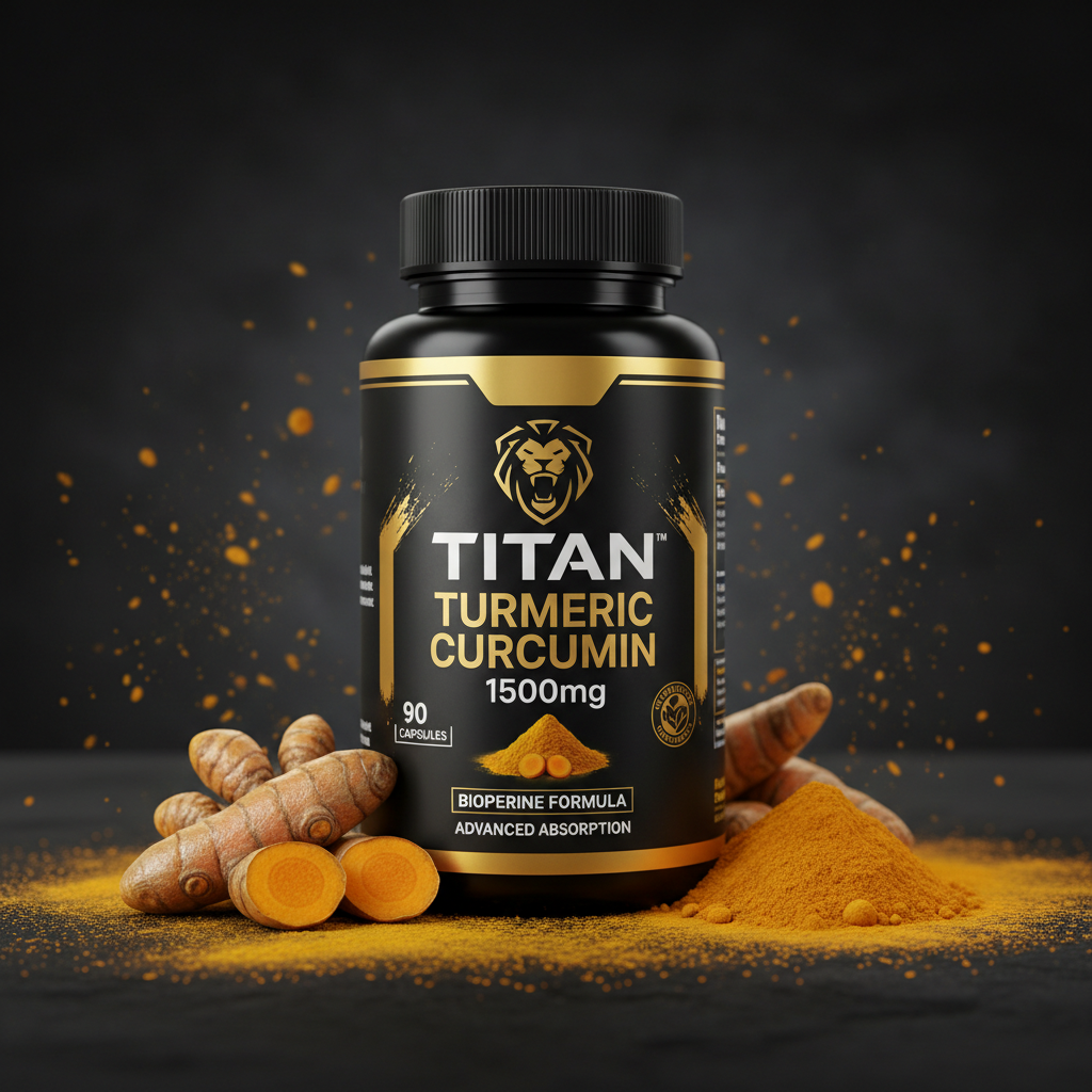 TITAN Turmeric Curcumin - 1500mg with BioPerine