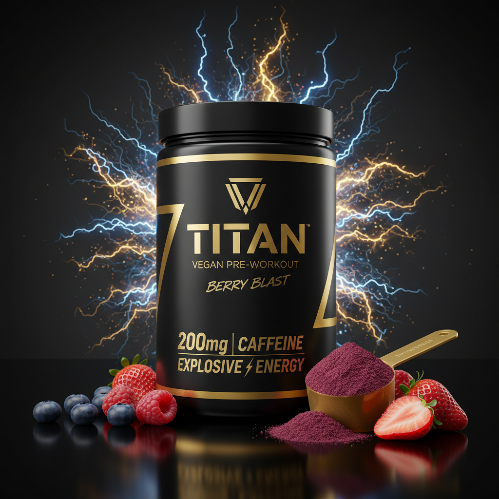 TITAN Vegan Pre-Workout - Berry Blast
