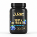 TITAN Vegan Pre-Workout - Blue Raspberry 30 Servings