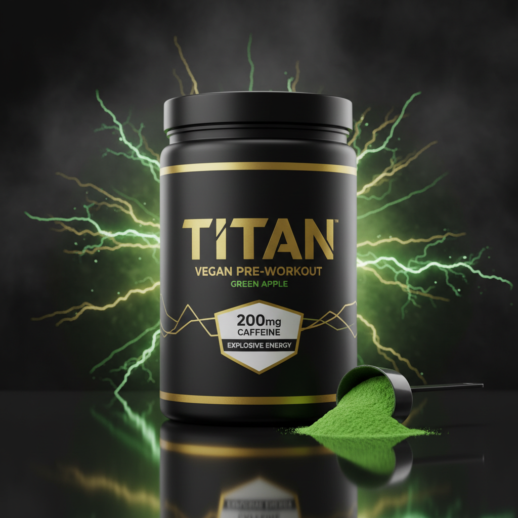 TITAN Vegan Pre-Workout - Green Apple