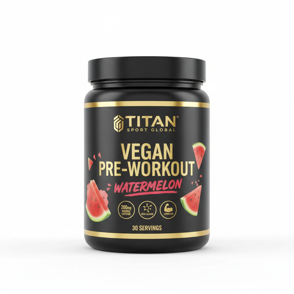 TITAN Vegan Pre-Workout - Watermelon 30 Servings