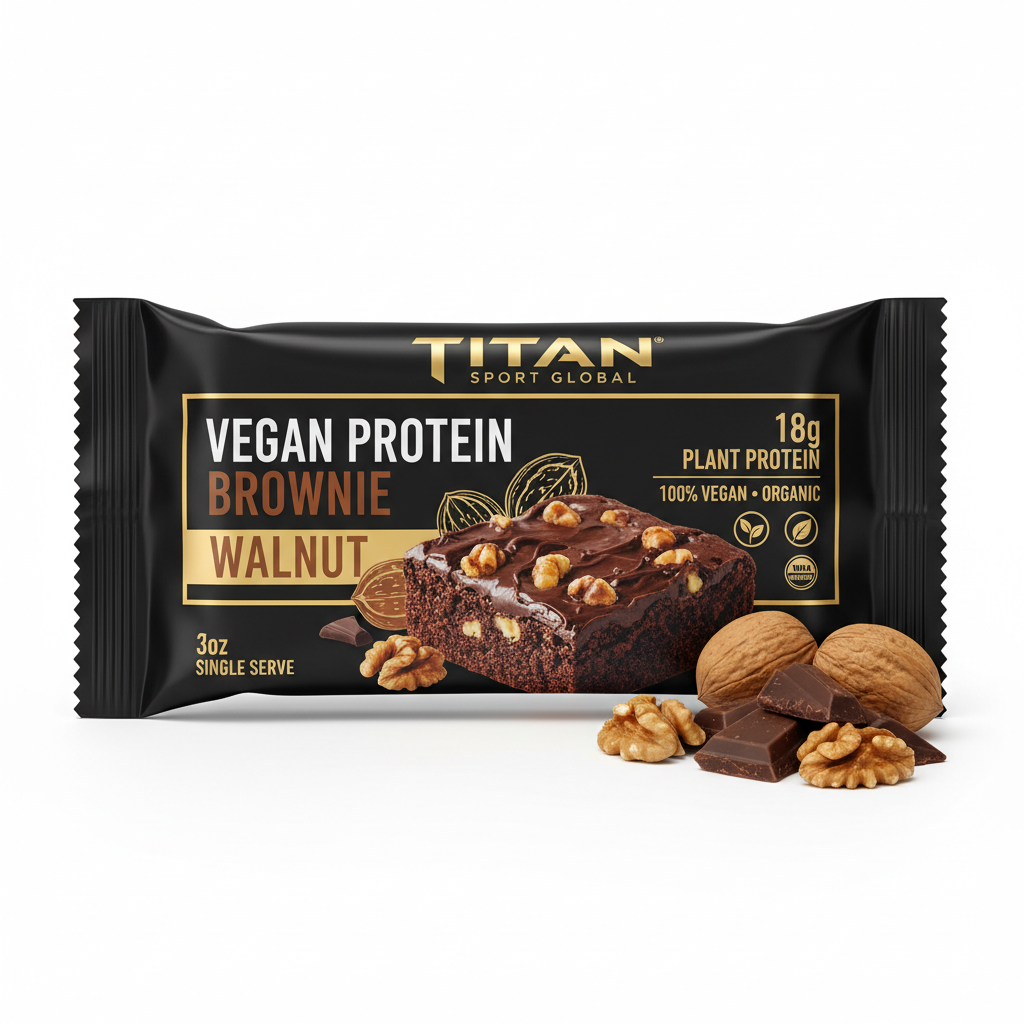 TITAN Vegan Protein Brownie - Walnut