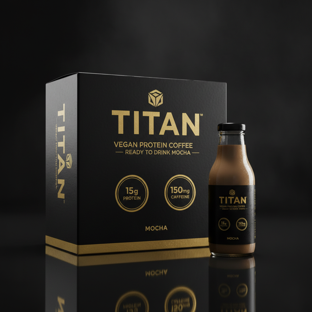 TITAN Vegan Protein Coffee - Ready to Drink Mocha