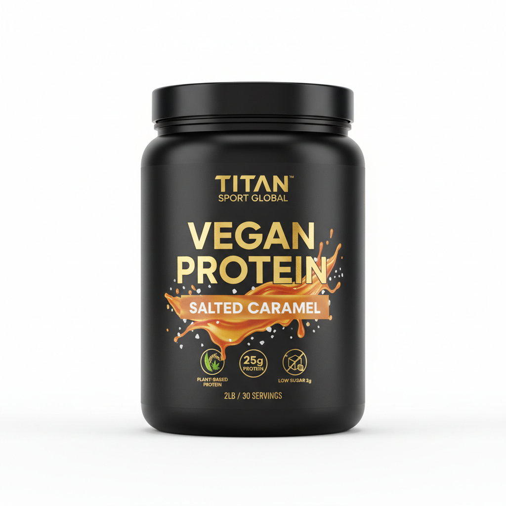 TITAN Vegan Protein - Salted Caramel 2lb