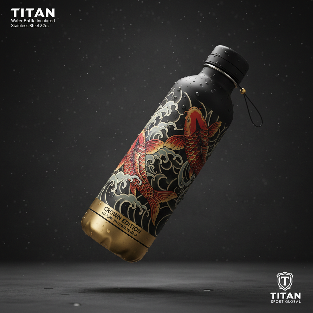 TITAN Water Bottle - Insulated Stainless Steel 32oz
