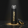 TITAN Water Bottle - Black Insulated 32oz