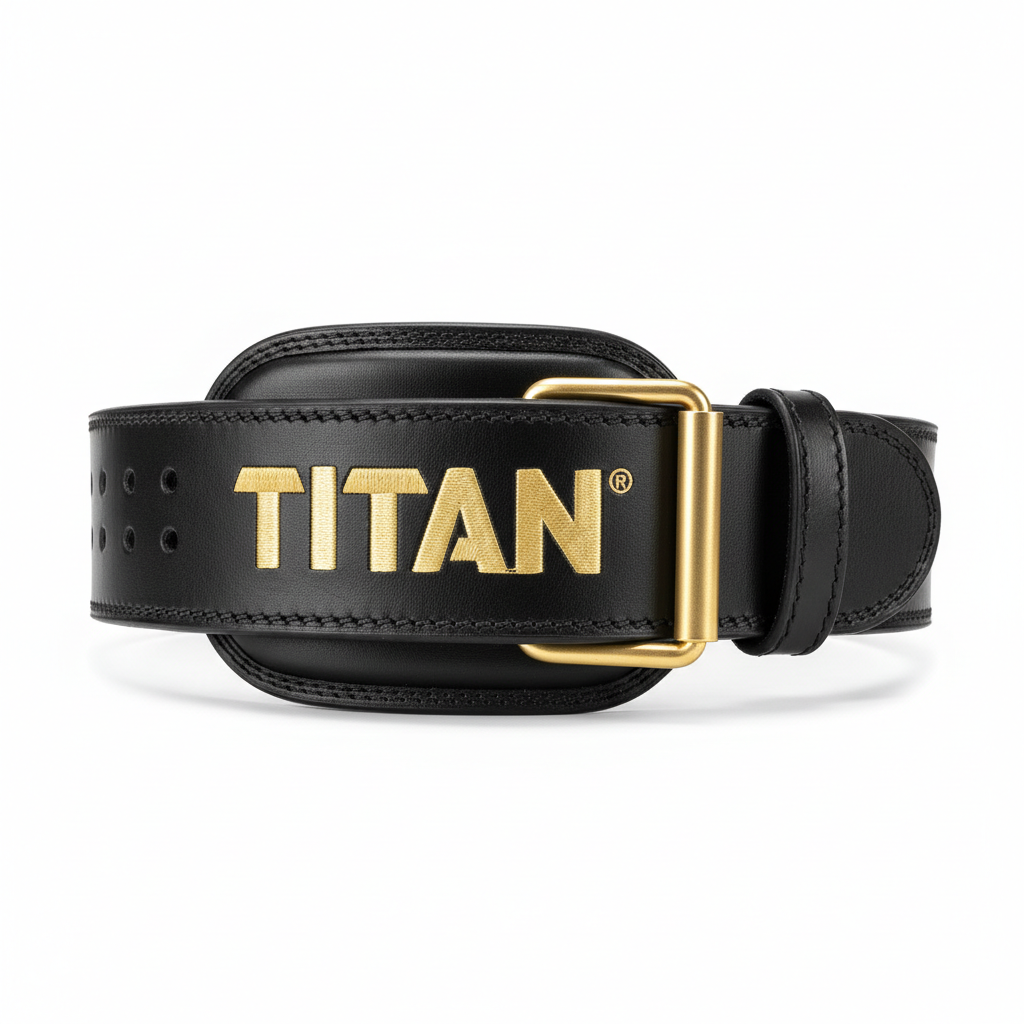 TITAN Weightlifting Belt - Leather Lifting Belt