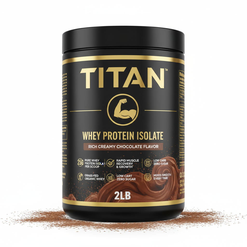 TITAN Whey Protein Isolate - Chocolate - 2lb