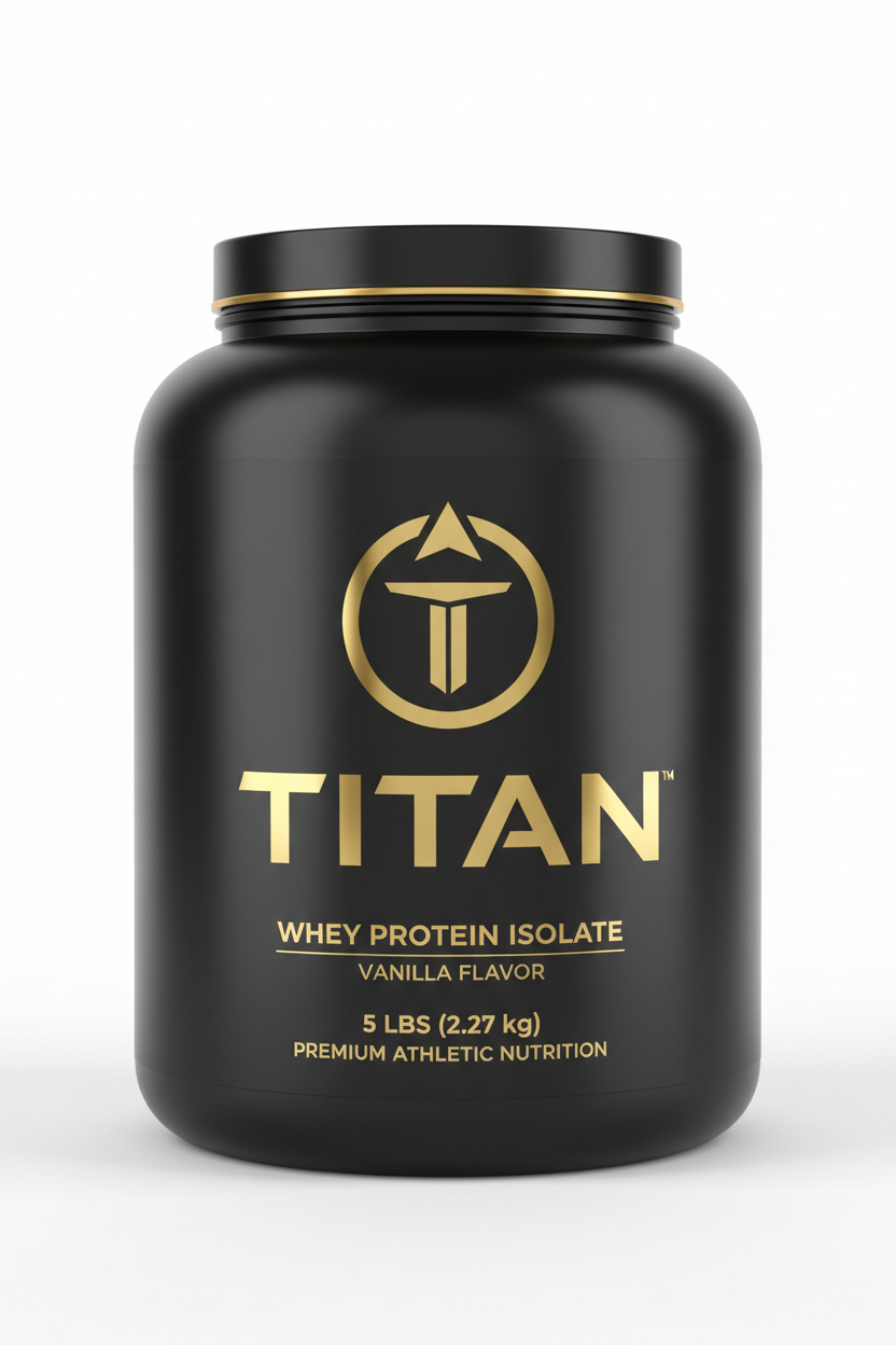 TITAN Whey Protein Isolate - 5lb Vanilla