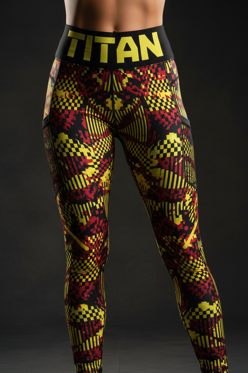 TITAN Women's African Kente Leggings