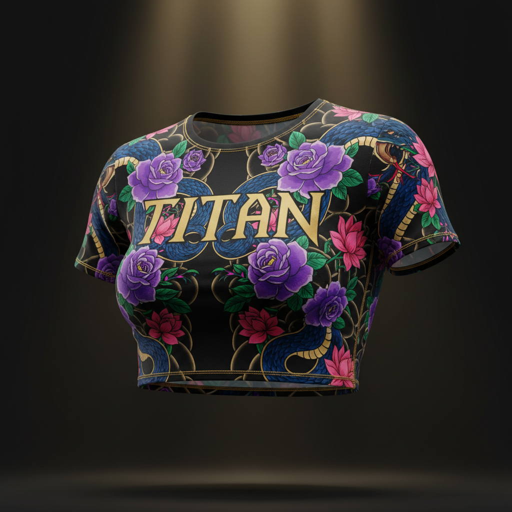 TITAN Women's Crop Tee