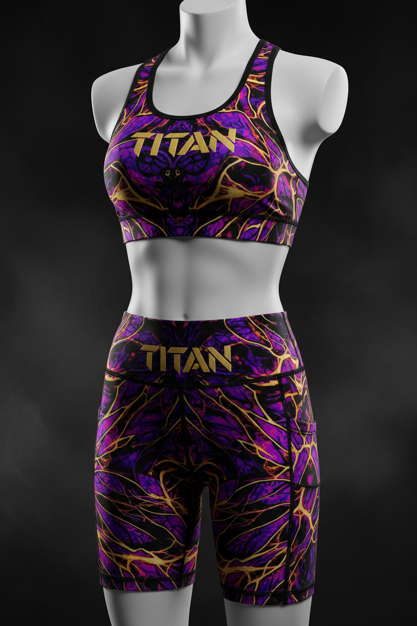 TITAN Women's Dragonfly Wing Bike Short Set
