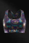 TITAN Women's Holographic Support Sports Bra
