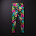 TITAN Women's Leggings — Tropical Crown SWAG Edition