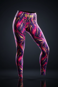 TITAN Women's Lightning Bolt Compression Leggings