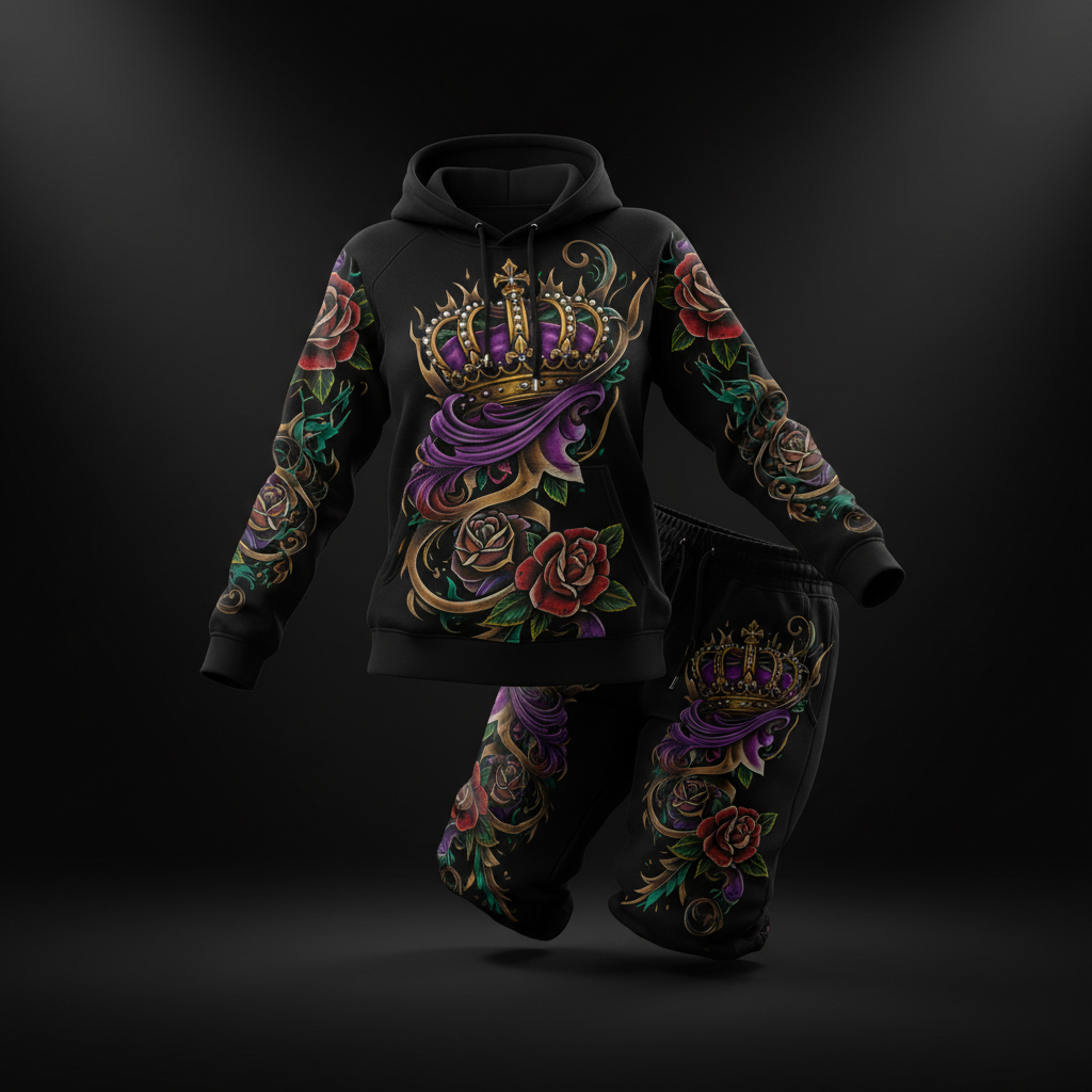 TITAN Women's Matching Lounge Set - Crown Edition