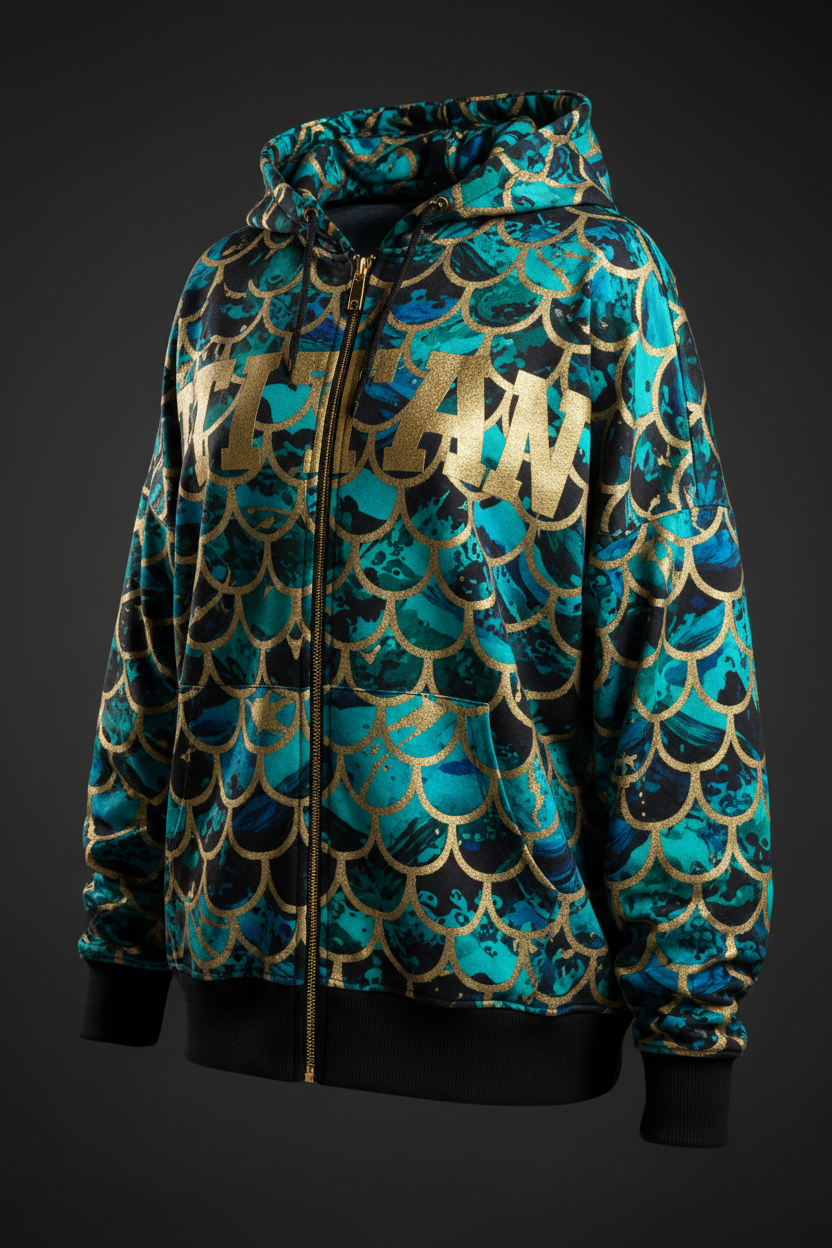 TITAN Women's Mermaid Scale Hoodie
