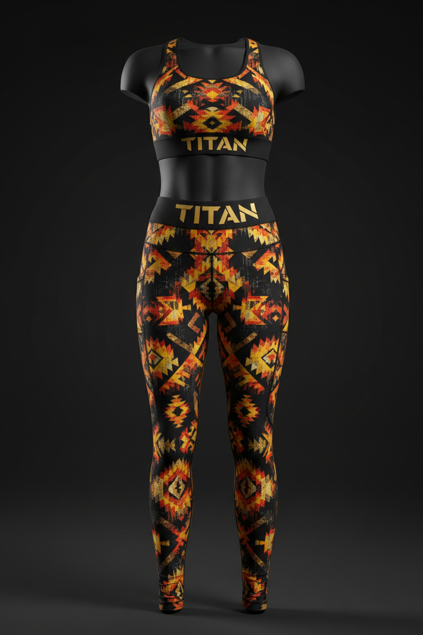 TITAN Women's Navajo Geometric Matching Set