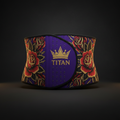 TITAN Women's Neoprene Waist Trainer - Royal Purple Rose Crown Edition