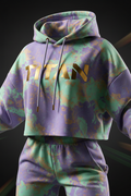 TITAN Women's Pastel Cloud Crop Hoodie