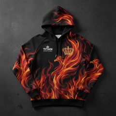 TITAN Women's Phoenix Crown Pullover Hoodie — Rise Queen SWAG Edition