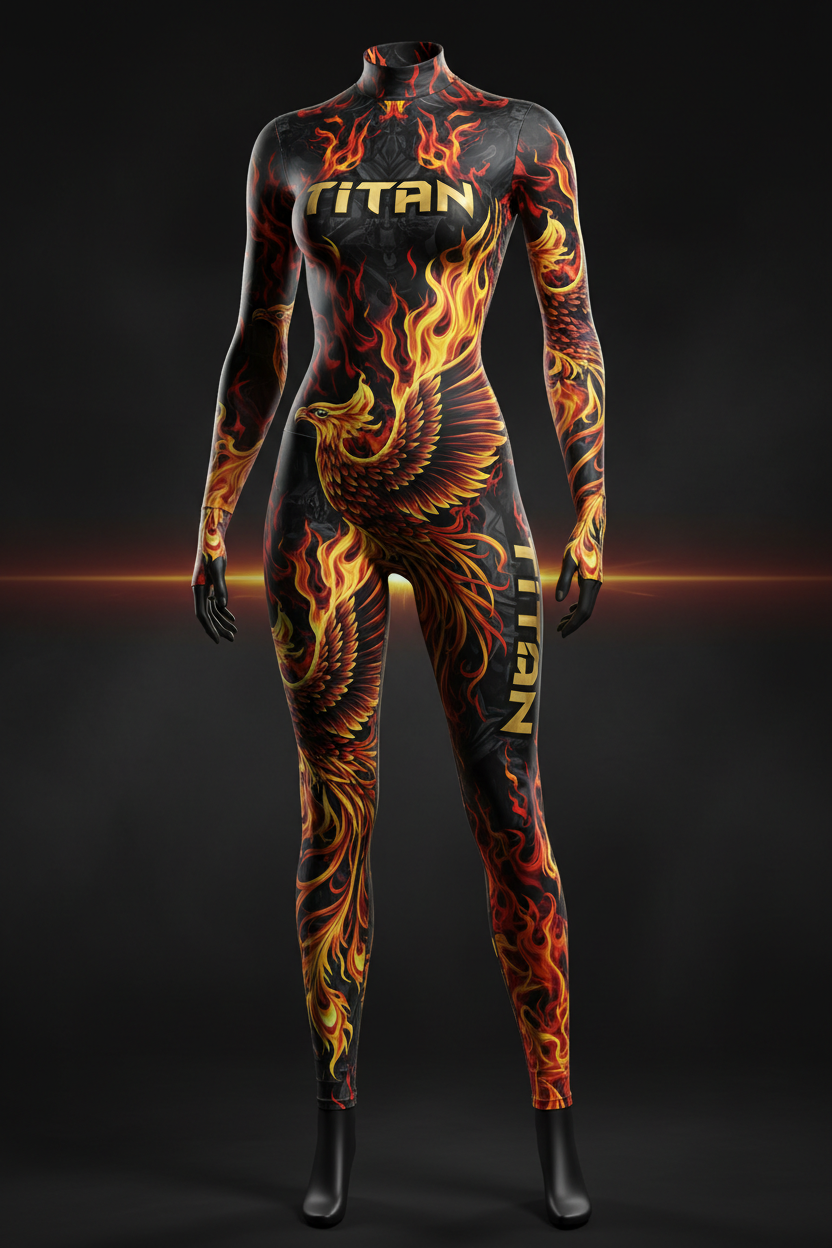 TITAN Women's Phoenix Fire Catsuit