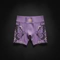 TITAN Women's Postpartum Recovery Compression Shorts - Lavender Butterfly Crown Edition